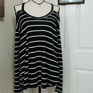 No Comment Stripe Shirt